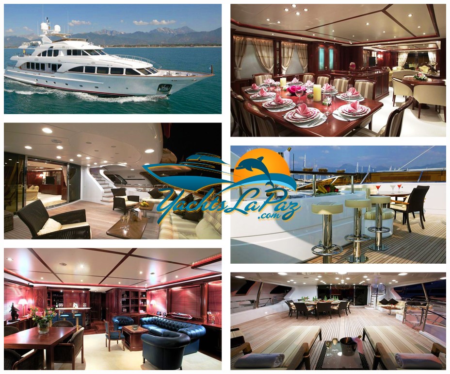 120' Mega Yacht Benetti Luxury, Yacht Charters, Boat Rentals La Paz Baja Califonia sur Mexico, Mega Yachts, Cabo Charters, Sport Fishing,