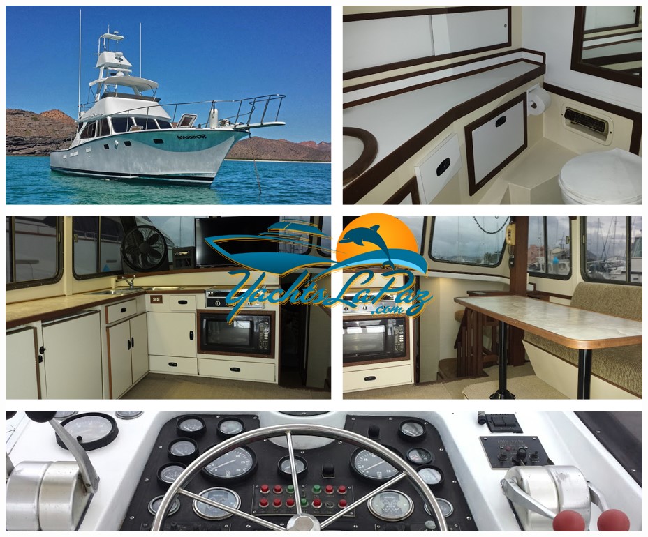 45' Pacifica custom Yacht Charters, Boat Rentals La Paz Baja Califonia sur Mexico, Mega Yachts, Cabo Charters, Sport Fishing,